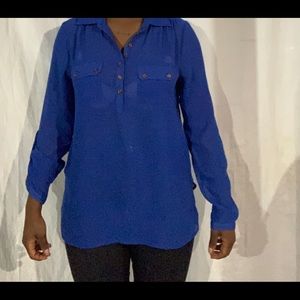 Royal Blue Long Sleeve shirt